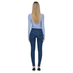 Pantalones tejanos Only Onlhush Mid Skin Ank Rw Dnm Akm187 Noos