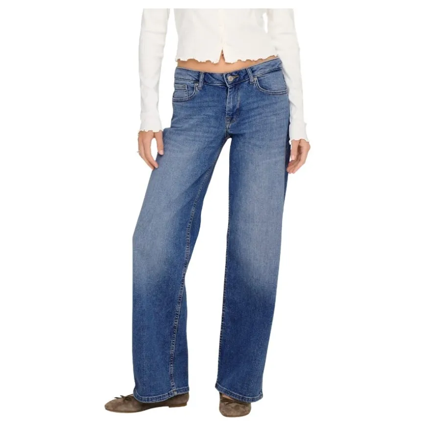 Pantalones tejanos Only Onljudy-O Lw Wide Leg Dnm Tai712 Noos