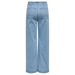 Pantalones tejanos Only Onlmadeline Hw Wd Pocket Dnm Gua221 Noos