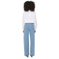 Pantalones tejanos Only Onlmadeline Hw Wd Pocket Dnm Gua221 Noos