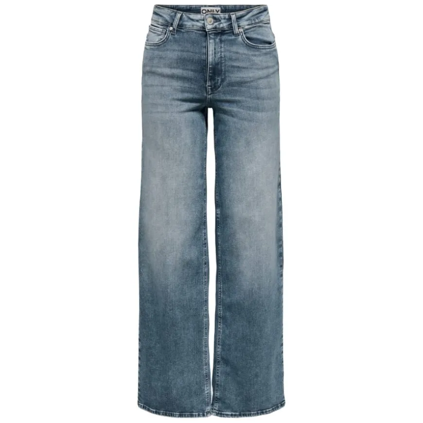 Pantalones tejanos Only Onlmadison Blush Hw Wide Dnm Rea570 Noos
