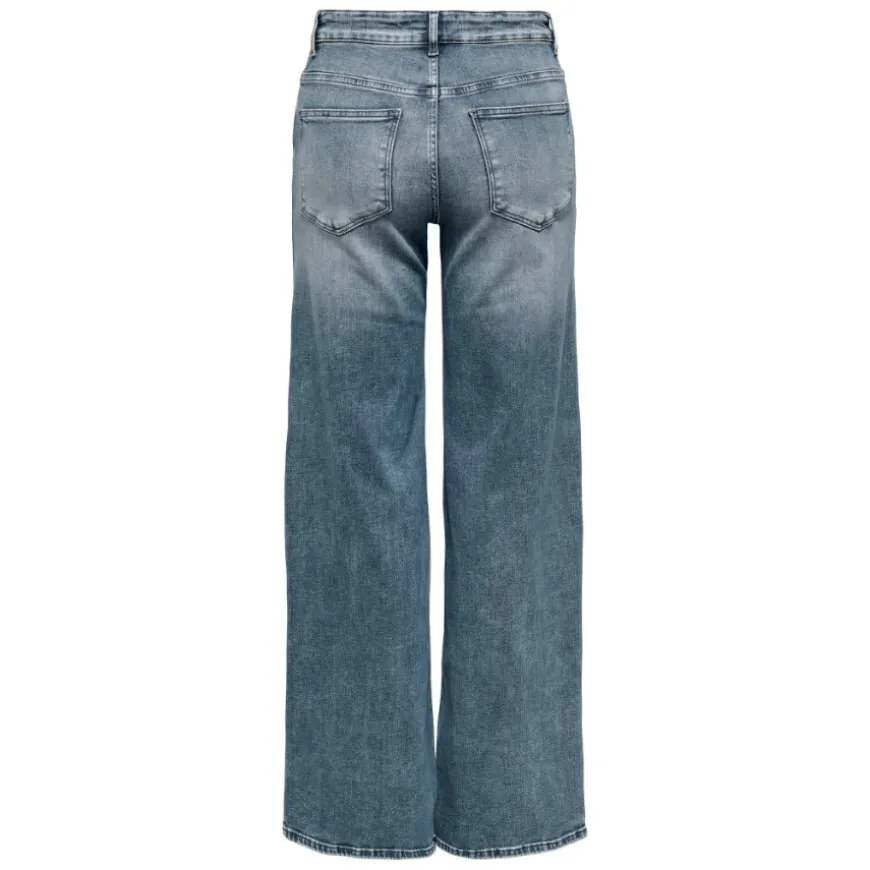 Pantalones tejanos Only Onlmadison Blush Hw Wide Dnm Rea570 Noos