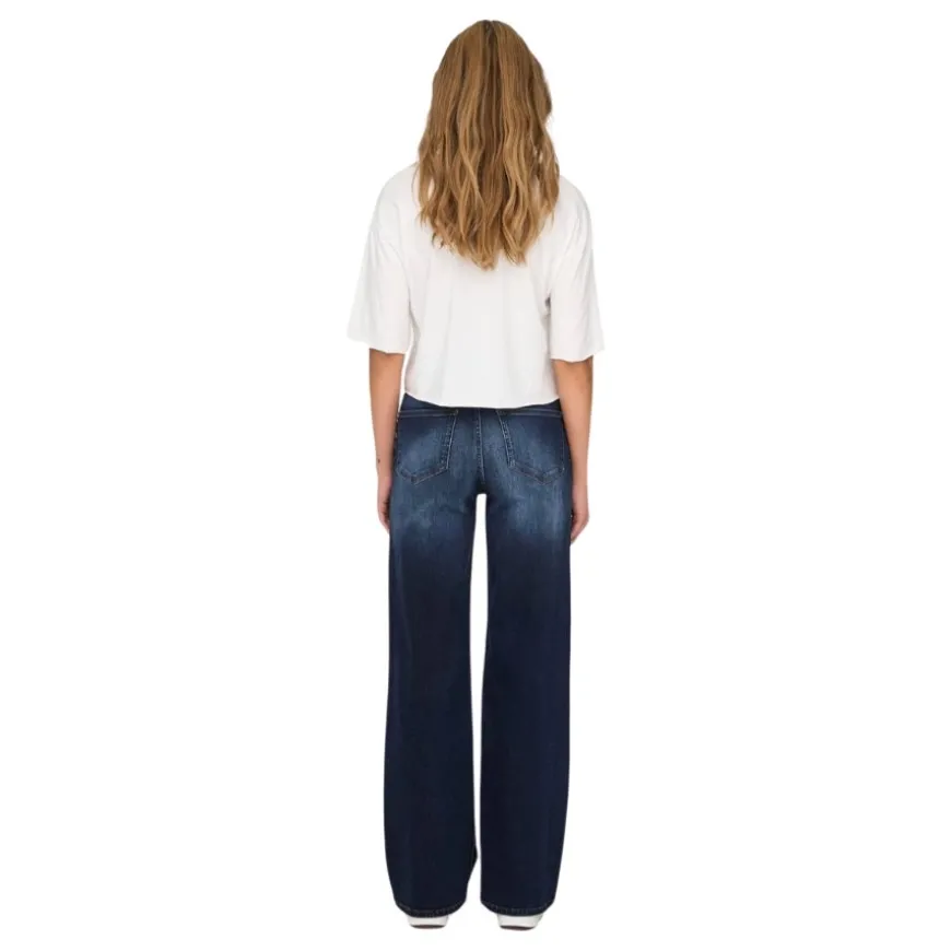 Pantalones tejanos Only Onlmadison Blush Hw Wide Dnm Tai081 Noos