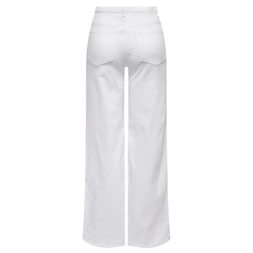 Pantalones tejanos Only Onlmadison Blush Hw Wide Dnm Cro Noos