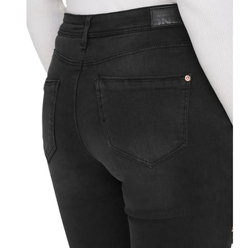 Pantalones tejanos Only Onlwauw Mid Sk Bj1097 Noos