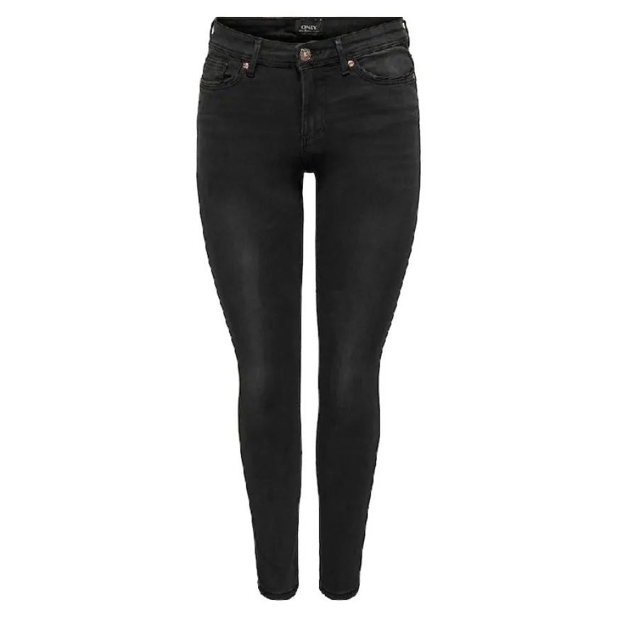 Pantalones tejanos Only Onlwauw Mid Sk Bj1097 Noos