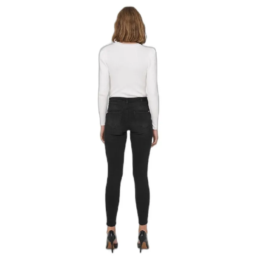 Pantalones tejanos Only Onlwauw Mid Sk Bj1097 Noos