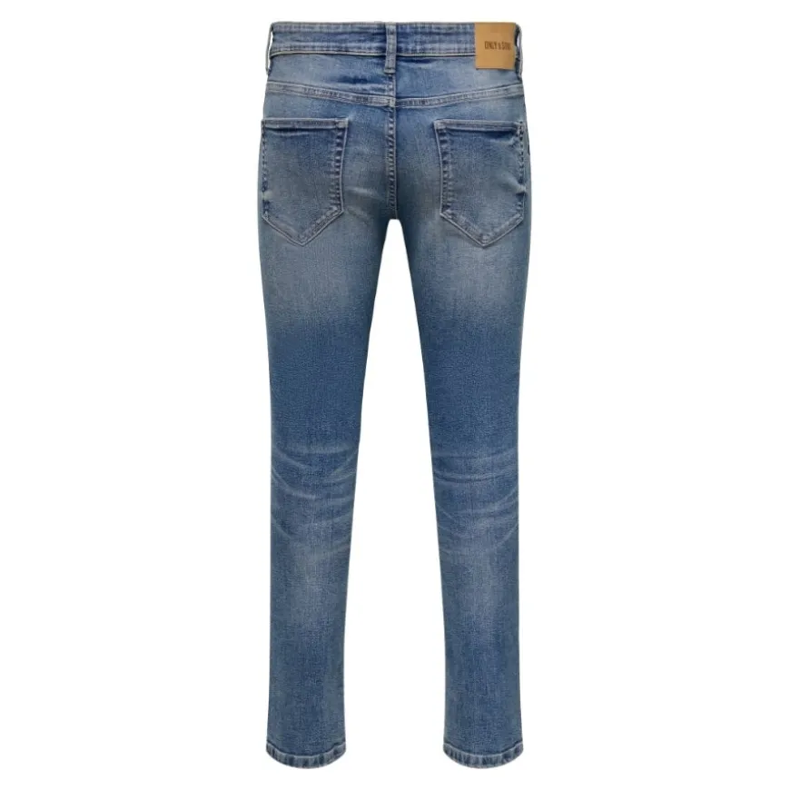 Pantalones tejanos Only & sons Onsloom Slim Mb Tint 2855 Mat Dnm