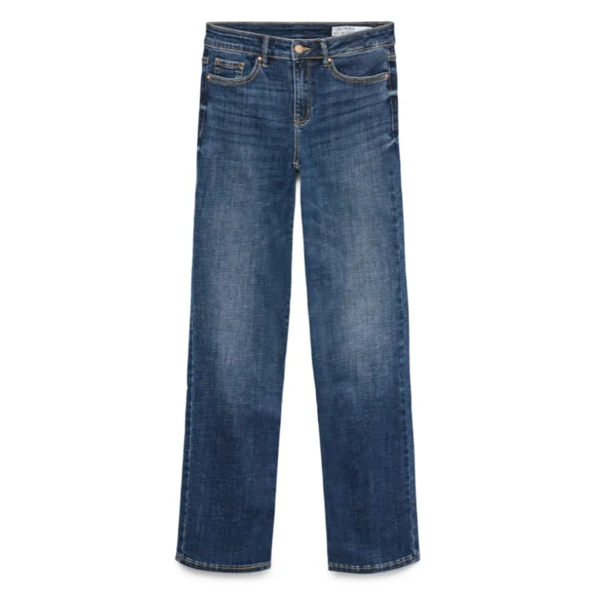 Pantalones tejanos Vero moda Vmflash Mr Straight Jeans Li3300 Ga Noos