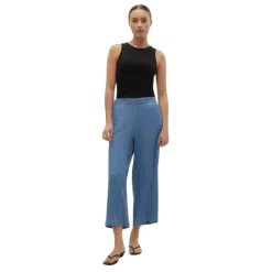 Pantalones tejanos Vero moda Vmbree Mr Wide Tencel Culotte Ga Noos