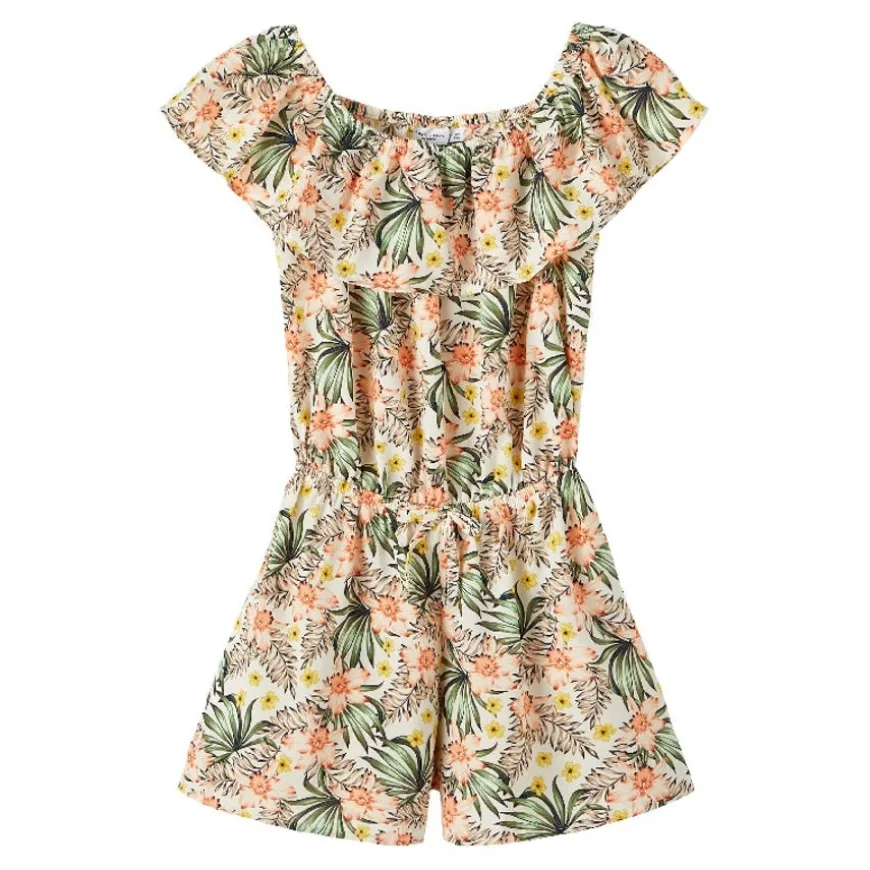 Petos y monos Name-it Nkfvinaya Ss Playsuit Fffff Noos