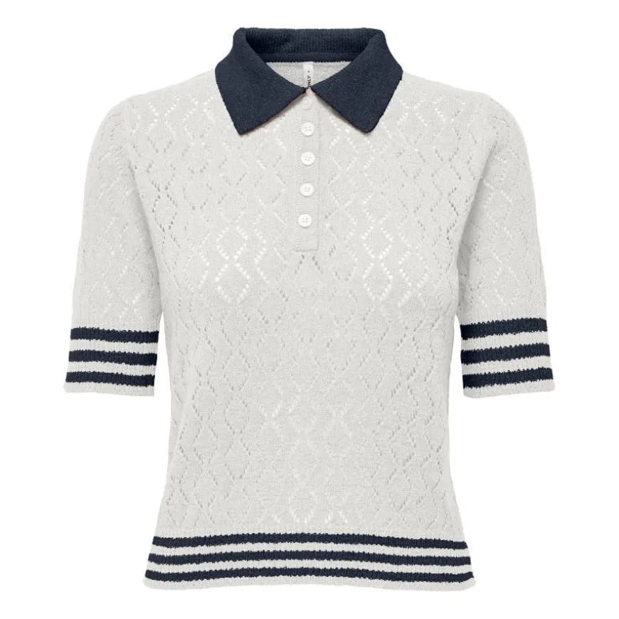 Polos Only Onlsunny Ss Pointelle Polo Knt