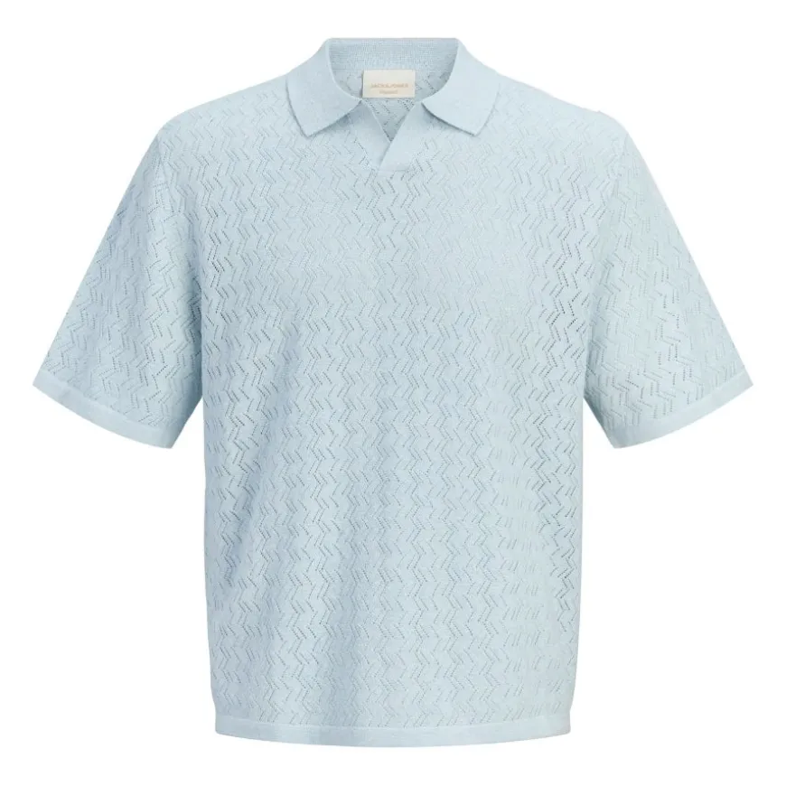 Polos Jack & jones Jortyler Knit Ss Split Neck Polo Sn