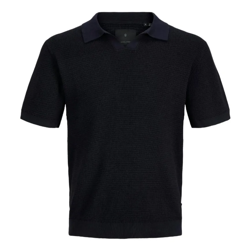 Polos Jack & jones Jprblahudson Knit Split Neck Ss Sn