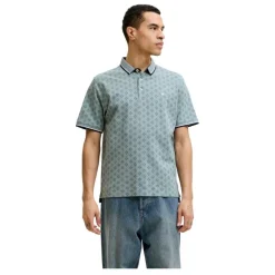 Polos Jack & jones Jprpaulos Play Aop Blu. Ss Polo