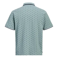 Polos Jack & jones Jprpaulos Play Aop Blu. Ss Polo