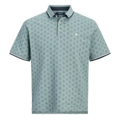 Polos Jack & jones Jprpaulos Play Aop Blu. Ss Polo