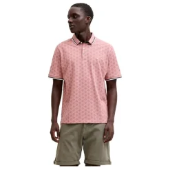 Polos Jack & jones Jprpaulos Play Aop Blu. Ss Polo