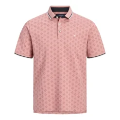 Polos Jack & jones Jprpaulos Play Aop Blu. Ss Polo