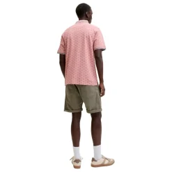 Polos Jack & jones Jprpaulos Play Aop Blu. Ss Polo