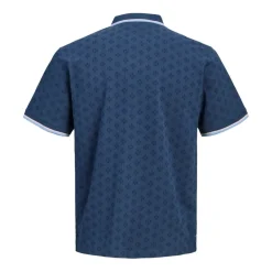 Polos Jack & jones Jprpaulos Play Aop Blu. Ss Polo