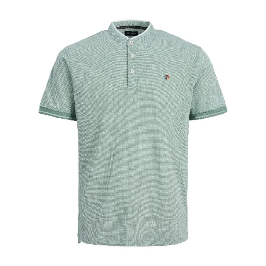 Polos Jack & jones plus Jprbluwin Mao Polo Ss Ln Pls