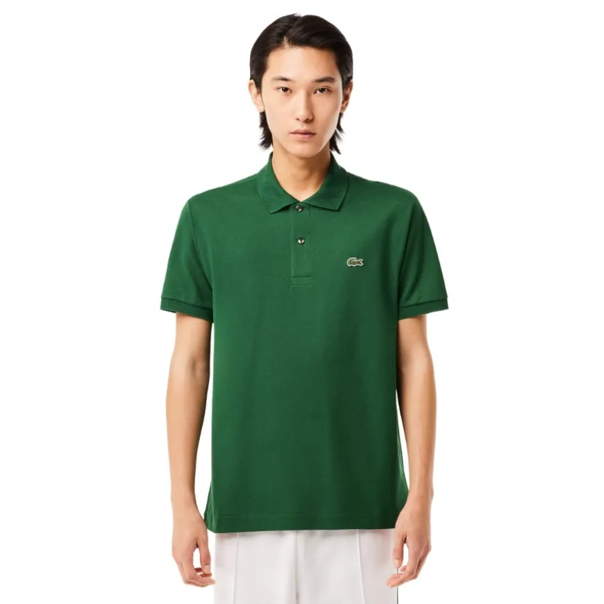 Polos Lacoste Chemise Col Bord-Cotes Manches Courtes