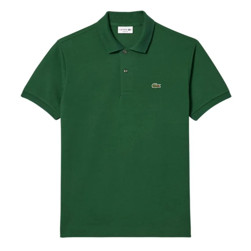 Polos Lacoste Chemise Col Bord-Cotes Manches Courtes