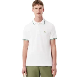 Polos Lacoste Chemise Col Bord-Cotes Manches Courtes