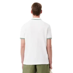 Polos Lacoste Chemise Col Bord-Cotes Manches Courtes
