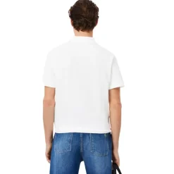 Polos Lacoste Chemise Col Bord-Cotes Manches Courtes