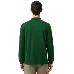 Polos Lacoste Chemise Col Bord-Cotes Manches Longues