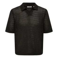 Polos Only & sons Onsnyle Life Reg 5 Ss Split Polo Knit