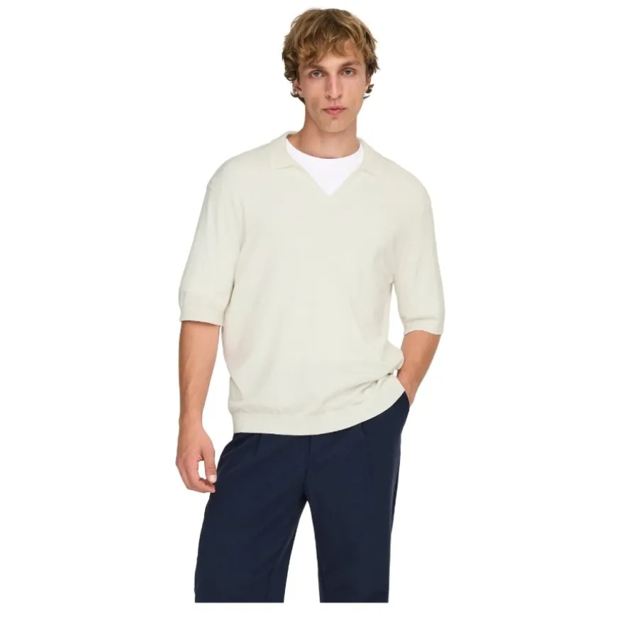 Polos Only & sons Onswyler Life Rlx 12 Ss Split Knit Noos