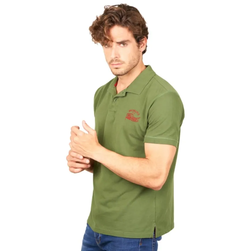 Polos Skull rider Motorcycle Team polo