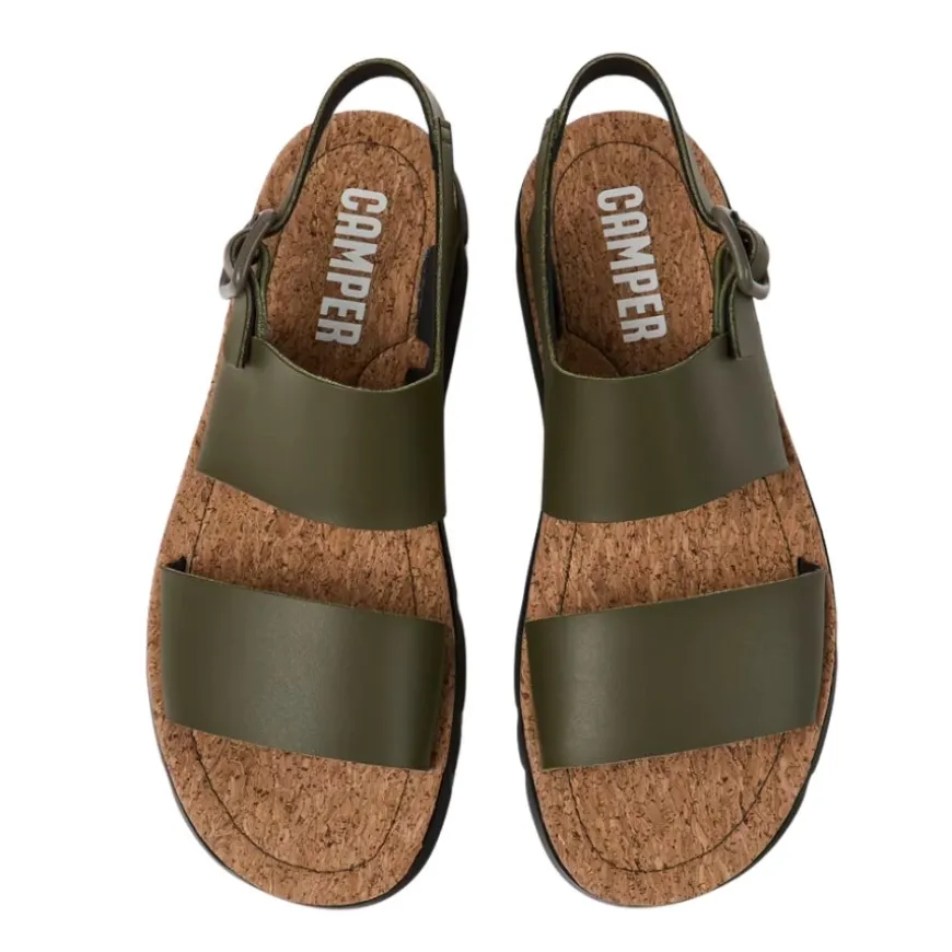 Sandalias Camper Corbu Romero OrugaS.Negro-Bio Negro