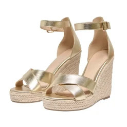 Sandalias Only ONLAMELIA-18 PU FOIL WEDGE HEEL