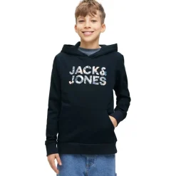 Sudadera infantil Jack & jones Jjebryan Corp Logo Sweat Hood Noos Jnr