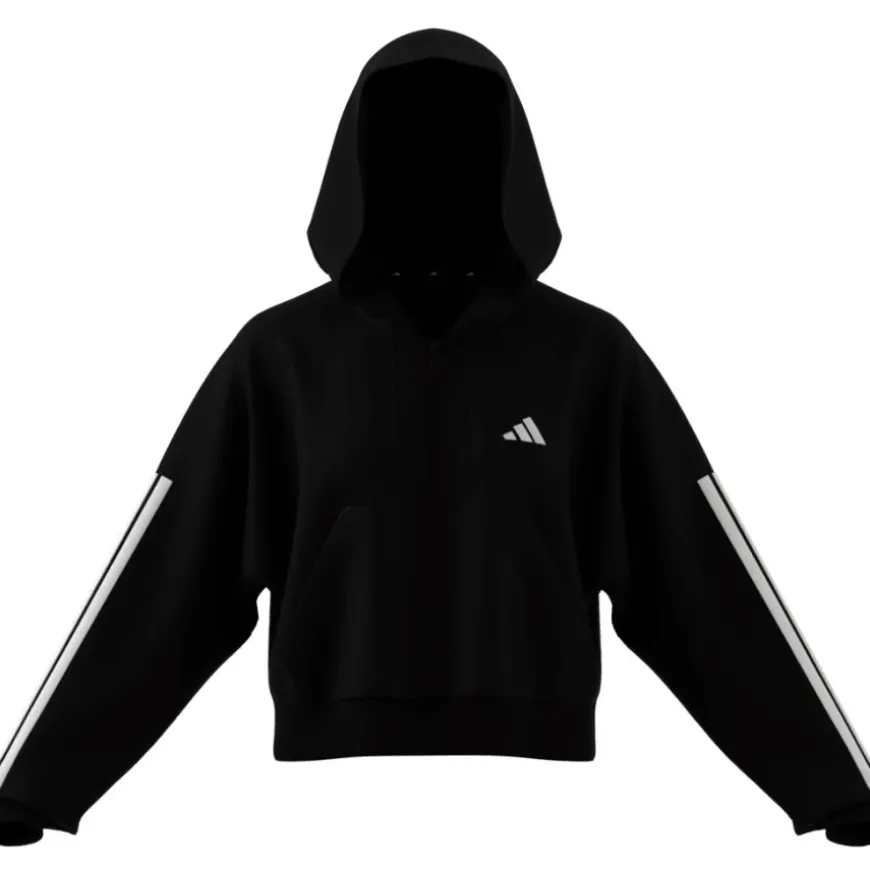 Sudaderas Adidas W 3S Ft Qz Hd