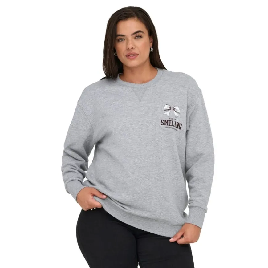 Sudaderas Carmakoma Cariggy L S O-Neck Sweat Jrs