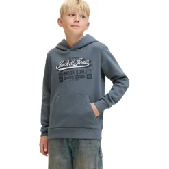 Sudaderas Jack & jones N.U. Jjelogo Sweat Hood 2 Col Aw25 Noos Jnr PT