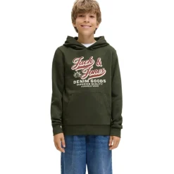 Sudaderas Jack & jones N.U. Jjelogo Sweat Hood 2 Col Aw25 Noos Jnr PT