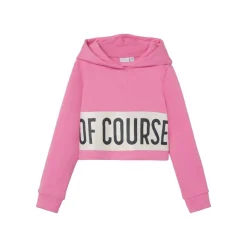 Sudaderas Name-it Nkfleonie Ls Cropped Sweat Wh Bru