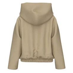 Sudaderas Name-it Nkfolanja Ls Short Loose Swe Wh Bru Pb
