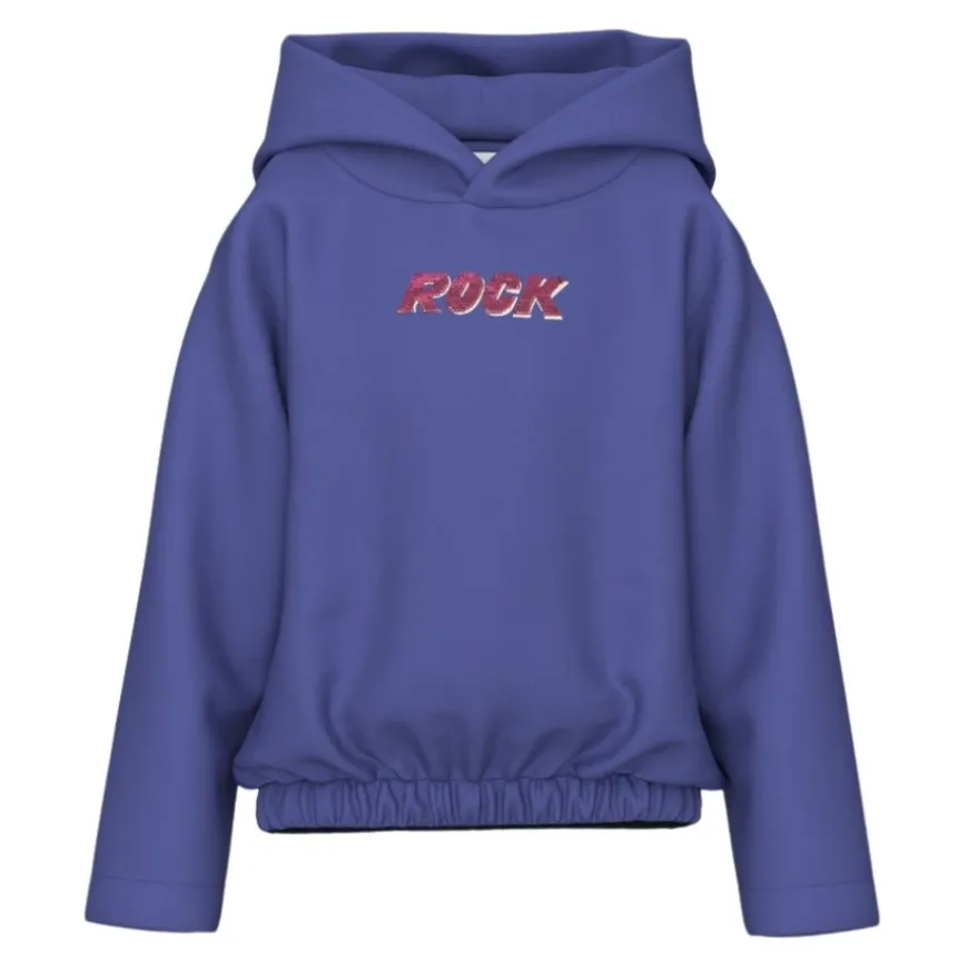 Sudaderas Name-it Nkfolanja Ls Short Loose Swe Wh Bru Pb