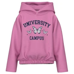 Sudaderas Name-it Nkfolanja Ls Short Loose Swe Wh Bru Pb