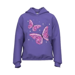 Sudaderas Name-it Nkfrida Ls Boxy Swe Hood Bru Pb