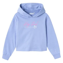 Sudaderas Name-it Nkfvanita Ls Short Boxy Sweat Wh Unb