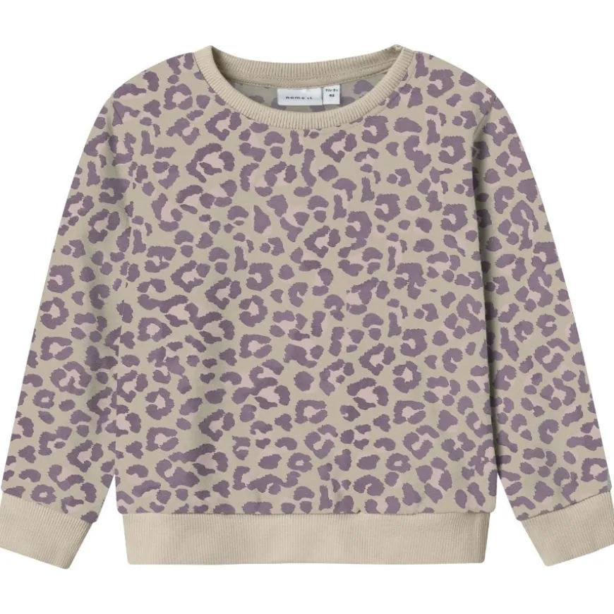 Sudaderas Name-it Nmfdavina Ls Sweat Fleece Bru Noos