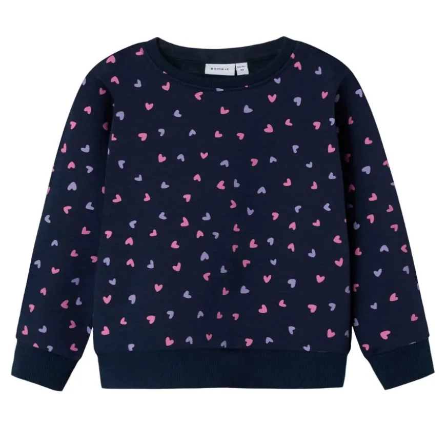 Sudaderas Name-it Nmfdavina Ls Sweat Fleece Bru Noos